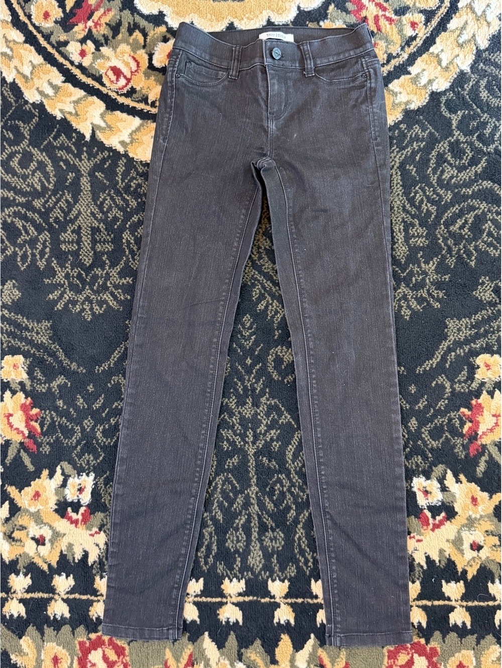WHBM skinny stretch fitted black jeans